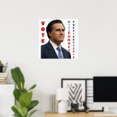 Poster du Vote Mitt Romney 2012 (Bureau à domicile)