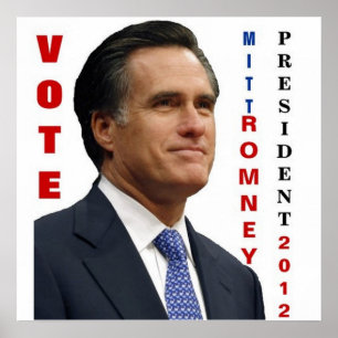 Poster du Vote Mitt Romney 2012
