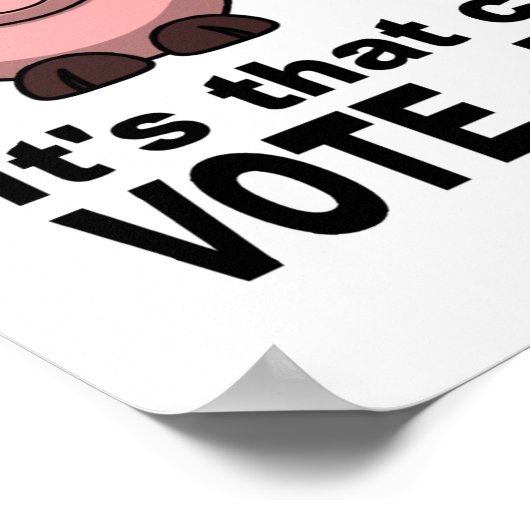 Poster du vote Obama (Coin)