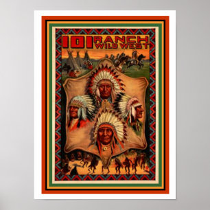 Poster du Wild West Ranch 12 x 16