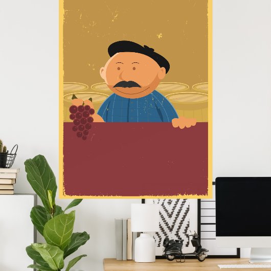 Poster du Winemaker français (Bureau à domicile)