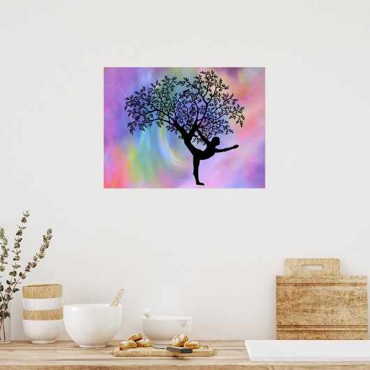 Poster du yoga (Cuisine)