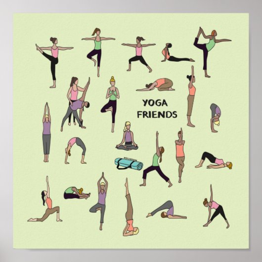 Poster du yoga, des amis du yoga (Devant)
