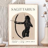 Poster du Zodiaque féminin Sagittarius