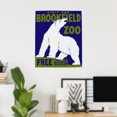 Poster du zoo de Brookfield (Bureau à domicile)