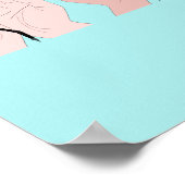 Poster Dua Mains avec Tasbih - Mains de prière islamique (Coin)