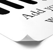 Poster Duafe | Symbole Adinkra pour la beauté féminine (Coin)