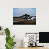 Poster "Dual" 2 Nissan R35 sur PCH (Bureau à domicile)