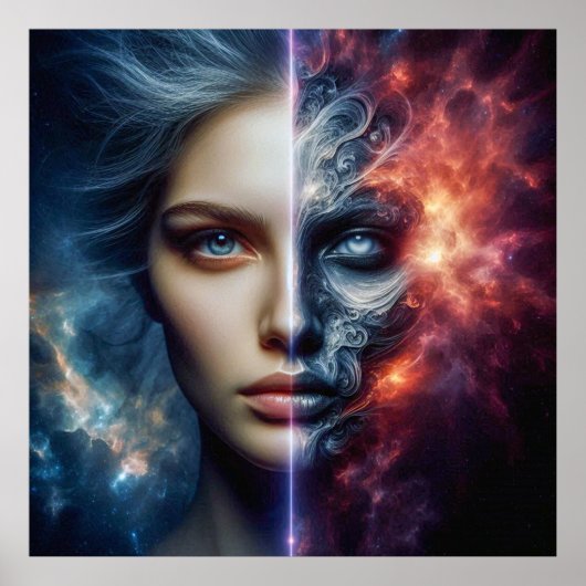 Poster Dualité à l'intérieur (Devant)