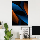 Poster Dualité chromatique (Bureau à domicile)