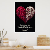 Poster "Dualité d'amour : Connexion éternelle" (Cuisine)