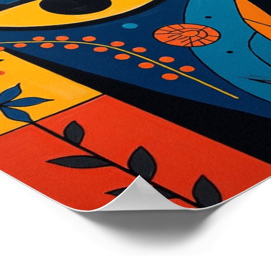 Poster Duality in Bloom: A Symphony of Sight and Symbol (Coin)