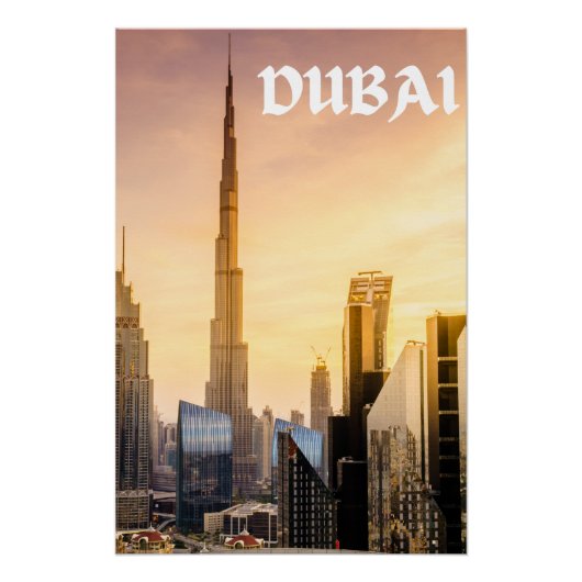 Poster Dubaï (Devant)
