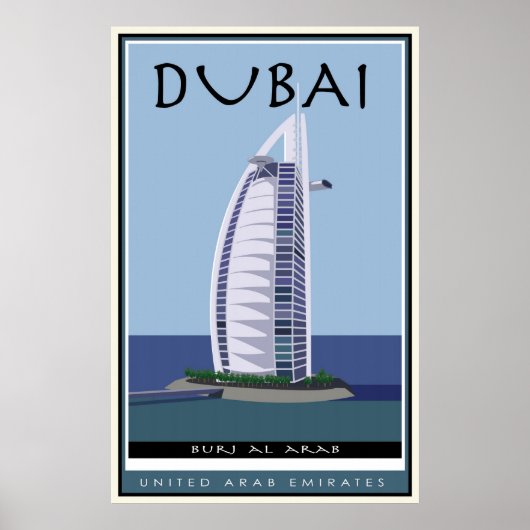 Poster Dubaï (Devant)