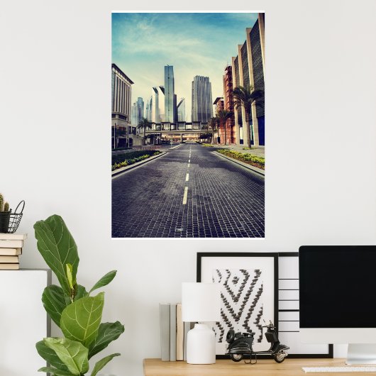 Poster Dubaï (Bureau à domicile)