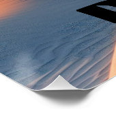 Poster Dubái: Arte de línea con Coordenadas y Foto. (Coin)