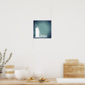 Poster Dubai Burj Al Arab Building (Cuisine)
