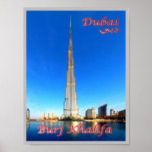 Poster Dubaï - Burj Khalifa -