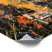 Poster Dubai Burj Khalifa Abstract Drip Painting (Coin)