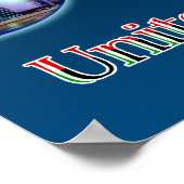 Poster Dubaï colorée et passionnante (Coin)