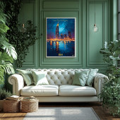 Poster Dubaï Dreams - Réflexions sur la Skyline