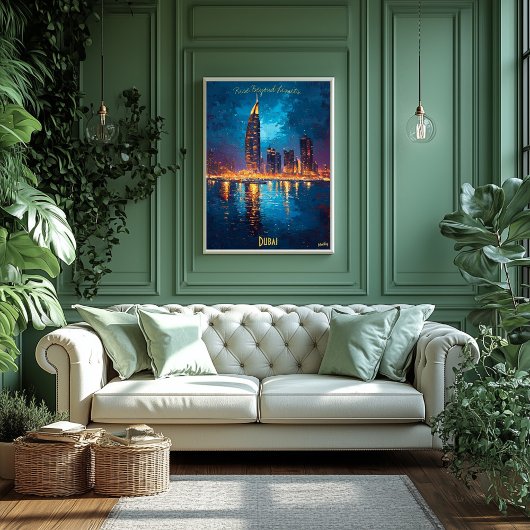Poster Dubaï Dreams - Réflexions sur la Skyline