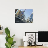 Poster Dubaï High, Émirats arabes unis (Bureau à domicile)