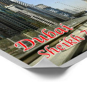 Poster Dubaï - Sheikh Zayed Road - (Coin)