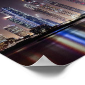 Poster - Dubai Skyline La Nuit (Coin)
