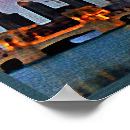 Poster Dubaï Travel (Coin)