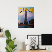 Poster Dubaï Travel (Bureau à domicile)