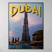 Poster Dubaï Travel (Devant)