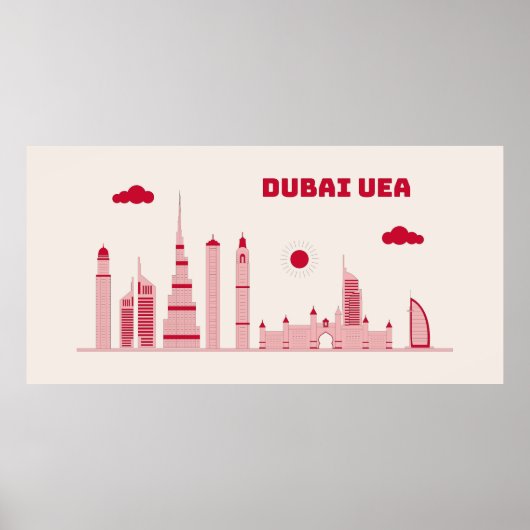Poster Dubaï UEA (Devant)