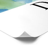 Poster Dublin Ireland Bridge Watercolor Art (Coin)