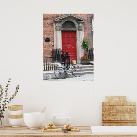 Poster Dublin, Irlande (Cuisine)