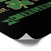 Poster Dublin Irlande Clover Leaf Shamrock Da (Coin)