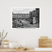 Poster Dublin Irlande du 19ème siècle, College Green (Cuisine)