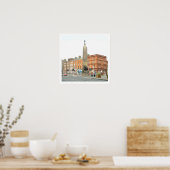 Poster Dublin, Irlande, Monument de Parnell (Cuisine)