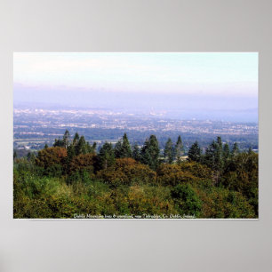 Poster Dublin Mountains, Irlande paysage