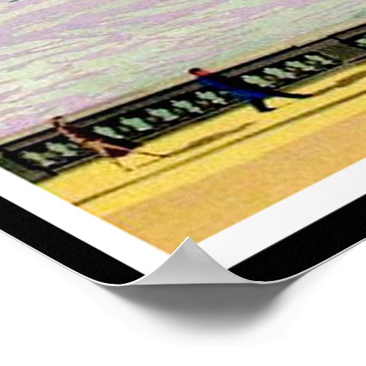 Poster Dublin, pont O'Connell sur la rivière Liffey (Coin)