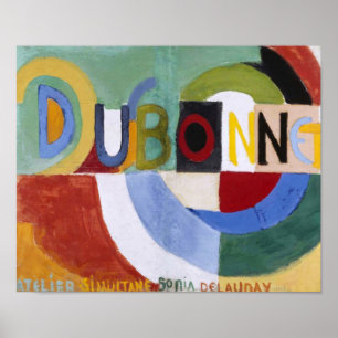 Poster Dubonnet   Sonia Delaunay  