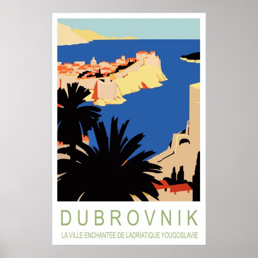 Poster Dubrovnik (Devant)