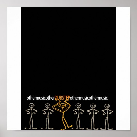 Poster dubstep & autres musiques (Devant)