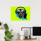 Poster Dubstep Gasmask (Bureau à domicile)
