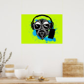 Poster Dubstep Gasmask (Cuisine)