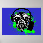 Poster Dubstep Gasmask (Devant)
