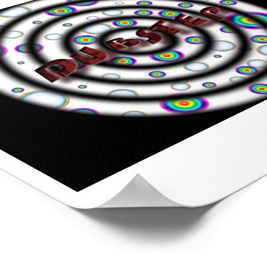 Poster DUBSTEP psychédélique (Coin)