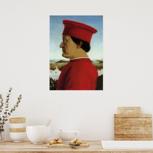 Poster Duc d'Urbino, Federico da Montefeltro (Cuisine)