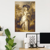 Poster Duchesse du Devonshire Gainsborough Dupont Art (Bureau à domicile)