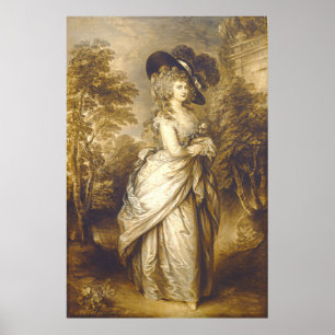 Poster Duchesse du Devonshire Gainsborough Dupont Art